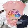 T-shirts pour hommes chemise pour femmes vous êtes assez hauts amoureux lesbiens T-shirt femme été filles à manches courtes T-shirt Pride mois T-shirts