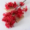 Decorative Flowers Encrypted Clove Cross Cherry Blossom Heart Orchid Simulated Flower Arrangement And Gluing Wedding Decoration