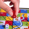 Шахматные игры Snake Ladder Educational Kids Toys Toys Интересная настольная игра Портативная семейная семейная взаимодействие детей 230616