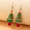 Dangle Earrings Fashion Simple And Versatile Christmas Tree Spiral Niche Design Personality Geometric Street S Ladies Temperament