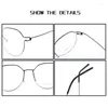 Sonnenbrillenrahmen Reines Titan Ultraleichte runde Brillengestelle Männer Vintage Ovale optische Brillen Frauen Dänemark Schraubenlos