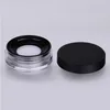 10g Plastic Empty Powder Case Face Powder Makeup Jar Travel Kit Blusher Cosmetic Makeup Containers with Sifter powder puff and Lids Labuu