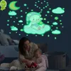 New Removable Luminous Glow Wallpaper For Baby Kids Room Bedroom Home Decoration Decals Glow In The Dark DIY Combination Stickers