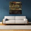 Landscape Canvas Art The Small City Ii Egon Schiele Painting Handmade Living Room Modern Decor