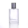 2021 200pcs/lot Empty Refillable Portable Perfume Glass Spray Atomizer Transparent Frosted Perfume Bottles 50ml With Nozzle