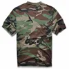 T-shirt da uomo Outdoor Cycling Sport manica corta tattica mimetica militare intorno al collo traspirante Camp Python T Shirt