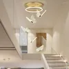 Люстры дуплексная лестница гостиная бабочка летающая длинная люстра Light Luxury Restaurant Tea Tea Mast