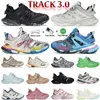 balenciaga track 3 3.0 tracks runners tess.s. 2023 Marca Designer Mens Mulheres Sapatos Casuais Branco Preto Plataforma Sneakers Vintage Gomma couro Trainers