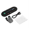 New Kebidu Mini Android 4.1 Speakerphone Sun Visor Clip Universal Bluetooth Handsfree Car Kit Wireless Bluetooth MP3 Music Player LB