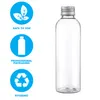 Storage Bottles 6 Pcs Solid Bottle Empty Plastic Juice Sample Travel Toiletries Lids Lotion Toiletry Traveling Cover