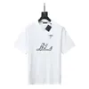 Erkek Gömlek Tasarımcı Tişört Pamuk Yuvarlak Boyun Baskı Hızlı Kurutma Anti Kırışıklık Erkekler İlkbahar Yaz Yüksek Gevşek Trend Kısa Kollu Erkek Giyim#J1100
