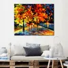 Modern Canvas Wall Art Rivershore Park Handcrafted Landscape Painting New House Decor