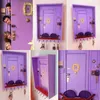 Badrumshyllor TV -show Friends Key Holder Monica's Door Wood Purple Hanger Home Decor Porch Wall Hanging Storage Tool 230615