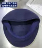 ベレーズユニセックスベレーベレーソリッドカラーウールベレー帽Beanie Hat Men Men British Retro Antiwear Forward Hats Embroidered Newsboy Cap Z0616