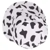 Berets Outdoor Fishing Bucket Foldable Cow Grain Pattern Summer UV Protection Travel Beach Sun Hat Cap For Men