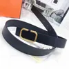 Women Designer Belt Big Gold Letter Buckle Leather Belt Width 3CM With Suit Dress Denim Pants Belts