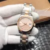 Złote męskie datę zegarek zaledwie 18K Automatyczna Rola 41mm 904L Paspher ze stali nierdzewnej Sapphire z Diamentową Ukrywaną Kluczową klamrę 36 mm Waterproof Dhgate U1 Jason 007