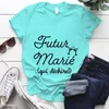 Mannen T Shirts Team Bruidegom Print Shirt Vrijgezellenfeest T-shirt Franse Brief Tees Bruiloft Stalknecht Kleding T-shirts Mannen Tops