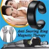 Gezicht Massager Anti Snurken Apneu Slaapapparaat Acupressuur Snurken Ringbehandeling Reflexologie Bevordering van een betere slaapkwaliteit 230615