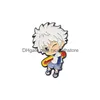 Pins Brooches Hunterxhunter Эмалевой булавка Custom Gon Killua Kurapika Leorio Hisoka Brooch Lapel Badge HXH Sirewry Gift для фанатов DE DH7BK