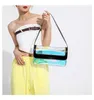 Borse da sera Designer di marca Jelly Laser Trasparente Borsa a tracolla da donna Fashion Candy Color Summer Clear Crossbody Small Flap Handbag