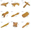 Other Massage Items 14Types set Fragrant Wood Body Tool Foot Reflexology AcupunctureThai Massager Roller Therapy Meridians Scrap Lymphatic 230615