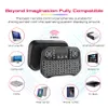 Nouveau i10 clavier sans fil rétro-éclairage Air souris Bluetooth pavé tactile télécommande rétro-éclairée pour TV Box X96Q X96MAX PLUS