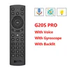 G20S Remote Control 2.4G Wireless Air Mouse With Gyro Voice Sensing Bluetooth Backlit Mini Keyboard For PC Android TV Box T9 H96 X96 MAX G20SBTS PLUS