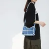 Sacs de soirée mode Denim sac femme toile épaule croix petits sacs à main Vintage Messenger Y2K Eco coréen sacoche jean poche