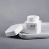 Pots cosmétiques PP blancs bouteille en plastique carrée baume à lèvres yeux/contenant de crème pour le visage sans BPA (sans logo) 30g 50g Fvpqp