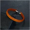 Bangle Vintage Simple Hook Leather Bracelet Cuff Women Mans Bracelets Wristband Fashion Jewelry Will And Sandy Drop Delivery Dhzuv