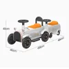 HY 12V 380W Voiture Électrique pour Enfants Monter sur Train Bébé Poussette Marche Voiture Lien Amovible Quadricycle Jouets pour Garçons 1-6 Ans