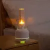 加湿器エレクトリックアロマエッセンシャルディフューザーベッドルーム用の豪華なキャンドル照明ランプのための超音波空気加湿器
