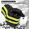 Fünf Finger Handschuhe Vintage Motorrad Leder Handschuhe Schaffell Männer Sommer Winter Touchscreen Motorrad Handschuhe Voll Finger Moto Luva M-XXL 230615