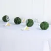 Dekorativa blommor 4 datorer Flower Arrangement Boxwood Ball Support Cage Faux Bouquet Balls Rack Ogg Floral Plast Bollblommor Arrangemang