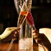 Verres à vin Sandy Beach Glass Base Set Coloré Acrylique Seabeach Étincelant Cocktail Tasses Titulaire Pour Bar Party Mariage Flûtes À Champagne