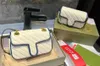 Bolsas femininas de grife Macaron Bolsa de ombro em couro de bezerro Matelasse de 2 tamanhos Bolsas Macaron Crossbody Bolsa de corrente dourada Clássica Chevron acolchoada Bolsa feminina Clutch