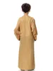 Abbigliamento etnico Abito arabo da uomo musulmano Abaya Per adolescenti Ragazzi Islamico Qamis Enfant Homme Saudi Herren Islam Caftan