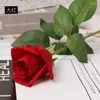 Decorative Flowers 4Pcs Artificial Rose Feel Moisturizing Latex Real Touch Fake Flower Home Decor Wedding Bride Holding Bouquet