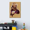 Arte della tela astratta moderna fatta a mano giovane ragazza seduta Egon Schiele pittura figura di alta qualità