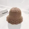 Bérets Hiver Bceie Hat pour femmes hommes tricotés unisexes dames Bonnet chaude Bonnet coréen Bucket surdimensionné à la mode