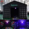 Free Air Shipping Outdoor Activities 20FT Giant Black Portable Disco Nightclub Mobile Night Club Inflatable Party Tent