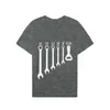 Men's T-skjortor Vintage Skruv Skiftnyckelöppnare Mekaniker T-shirt för män Bil Fixingenjör Tee Shirt Kort ärm Roliga toppkläder