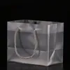 Matte Clear Handbags for Garment Cosmetics Makeup Festive Gift and Travel Transparent Plastic Clear Bag 10 Sizes Universal Packaging Hpjhr