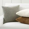 CushionDecorative Pillow Grey Plush Cushion Cover Cozy Teddy Boucle For Sofa Living Room 45X45CM Throw Pillows Decorative Cojines 230615