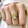 Charm rosa AAAAA zircone anello da dito in argento sterling 925 fedi nuziali per le donne uomini promessa gioielli di fidanzamento regalo