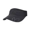 Snapbacks Golf Hat Women Open Top Korean Sun Visor Black and White Glof Protection Cap 230615