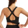 Bras Plus Size Front Zipper Shockproof Sports Bra For Women Cross Back Adjustable Underwear Gym Fitness Push Up Yoga