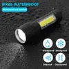 Nouveau LED Mini Lampe Torche USB Rechargeable Puissant COB Zoom Lampe De Poche Avec 3 Modes Étanche Portable Camping En Plein Air Lampe Lanterne