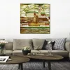 Stein on The Danube with Terraced Vineyards Egon Schiele Oil Painting Handmade Modern Artwork High Quality Wall Decor